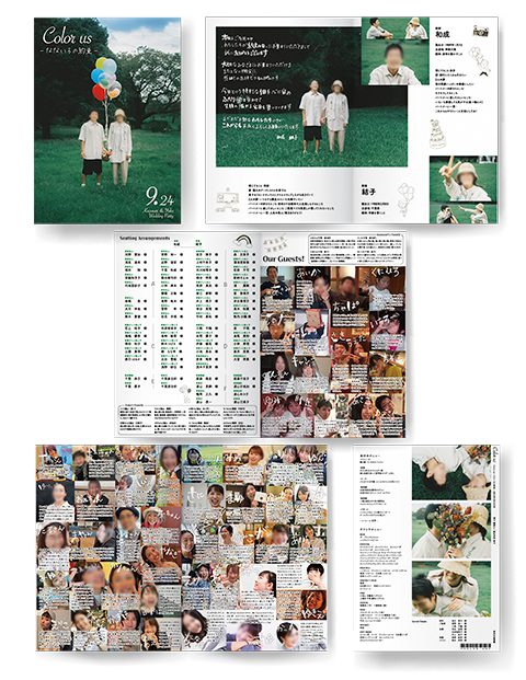 Color us なないろの約束 ナチュラルフォトブック風誌面抜粋