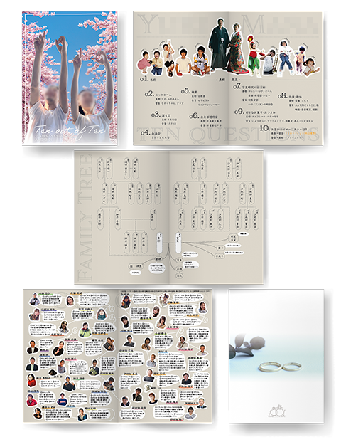 10/10 Ten out of Ten オリジナルウェディングブック誌面抜粋