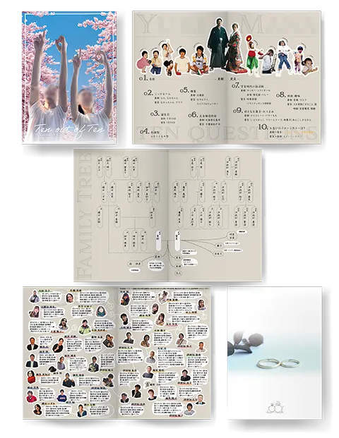 10/10 Ten out of Ten オリジナルウェディングブック誌面抜粋